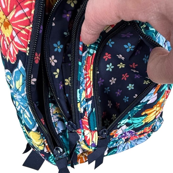 Vera Bradley Happy Blooms Pattern Sling Backpack • Lightweight & Functional - Picture 7 of 14